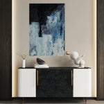 Abstract 279 Canvas Art 18" x 24" / 45 x 60 cm / Black