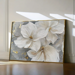 Floral 279 Canvas Art 60 x 40 cm / Black