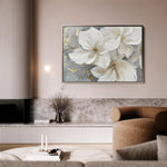Floral 279 Canvas Art 60 x 40 cm / Black