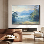 Landscape 279 Canvas Art 18" x 24" / 45 x 60 cm / Black