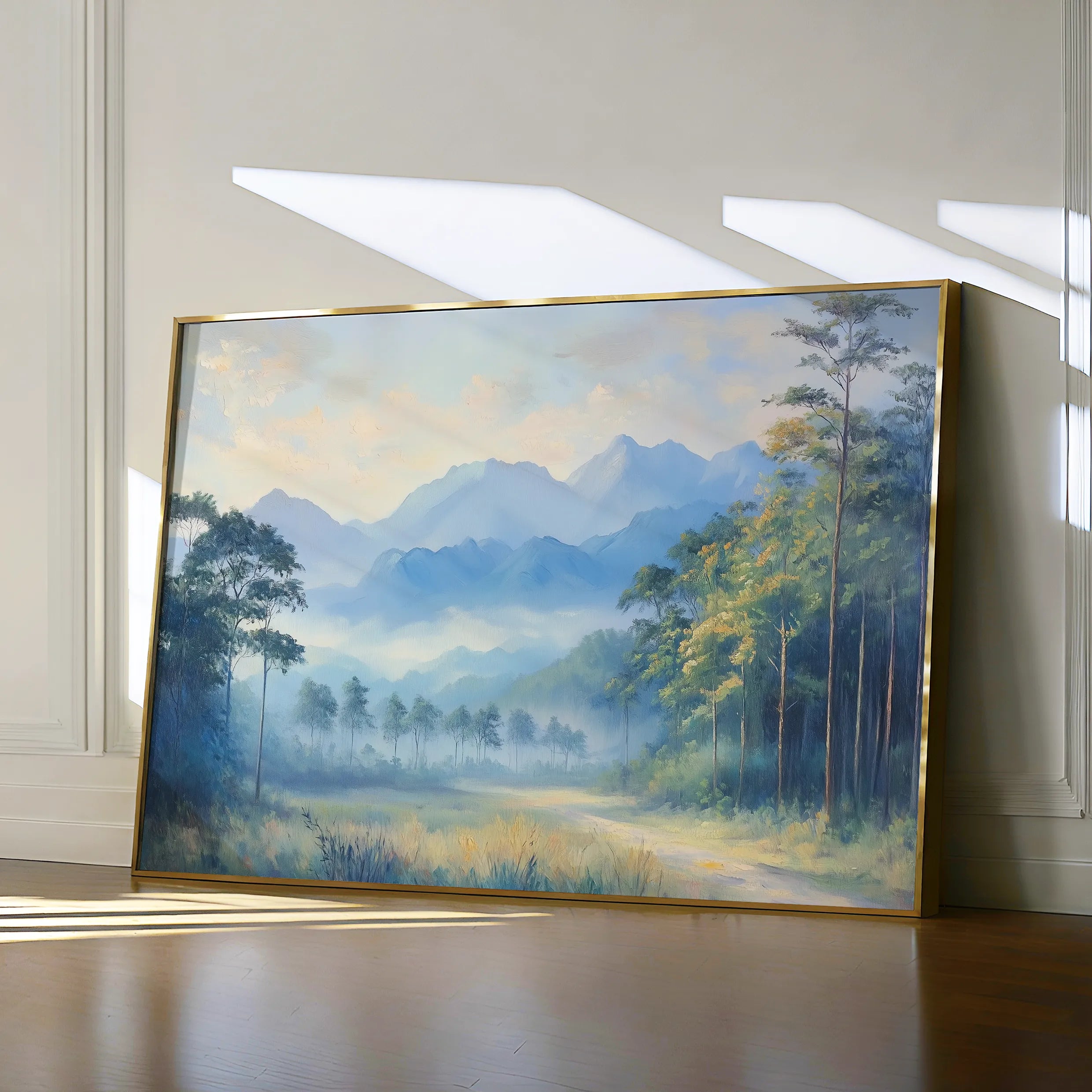 Landscape 279 Canvas Art 18" x 24" / 45 x 60 cm / Black