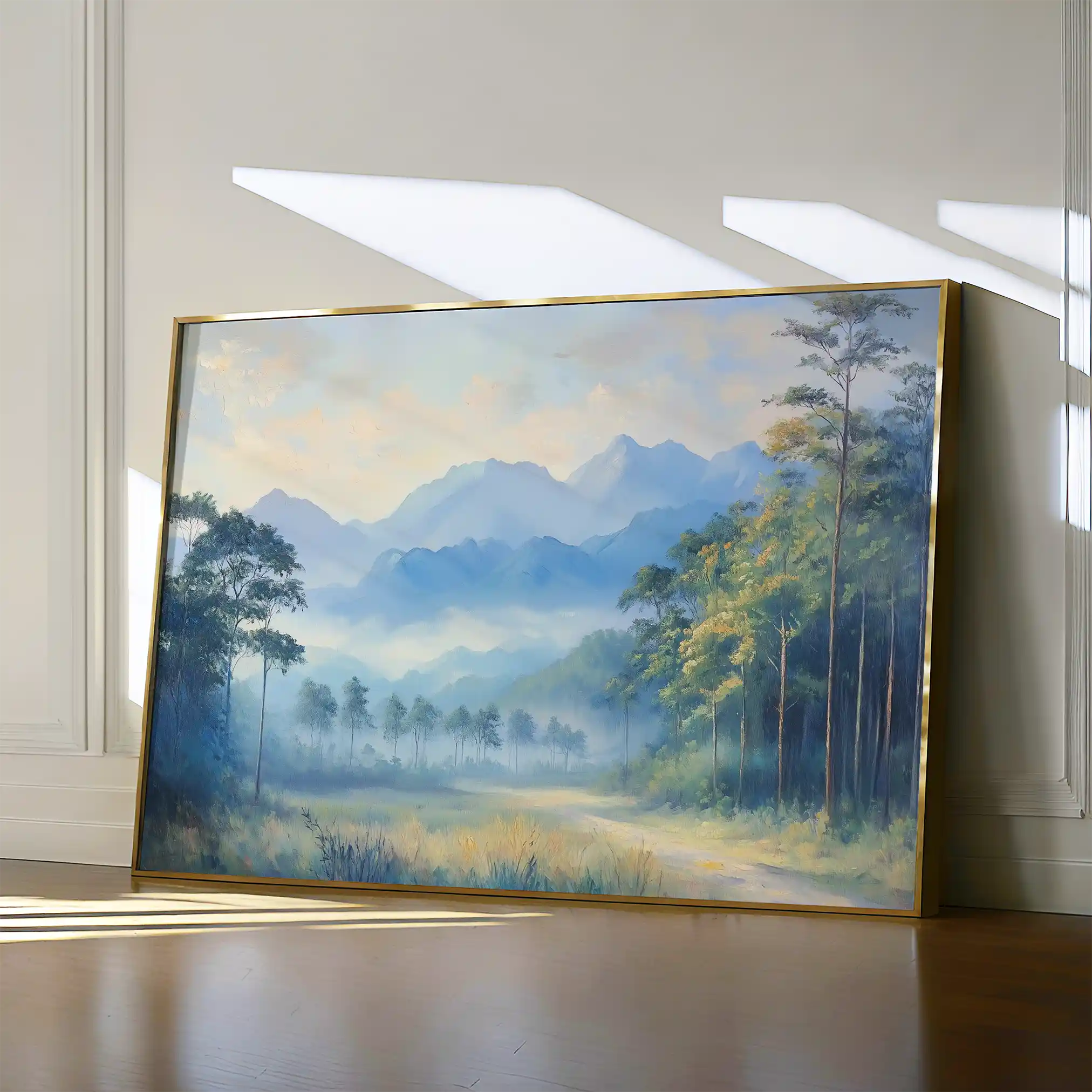 Landscape 279 Canvas Art 60 x 40 cm / Black