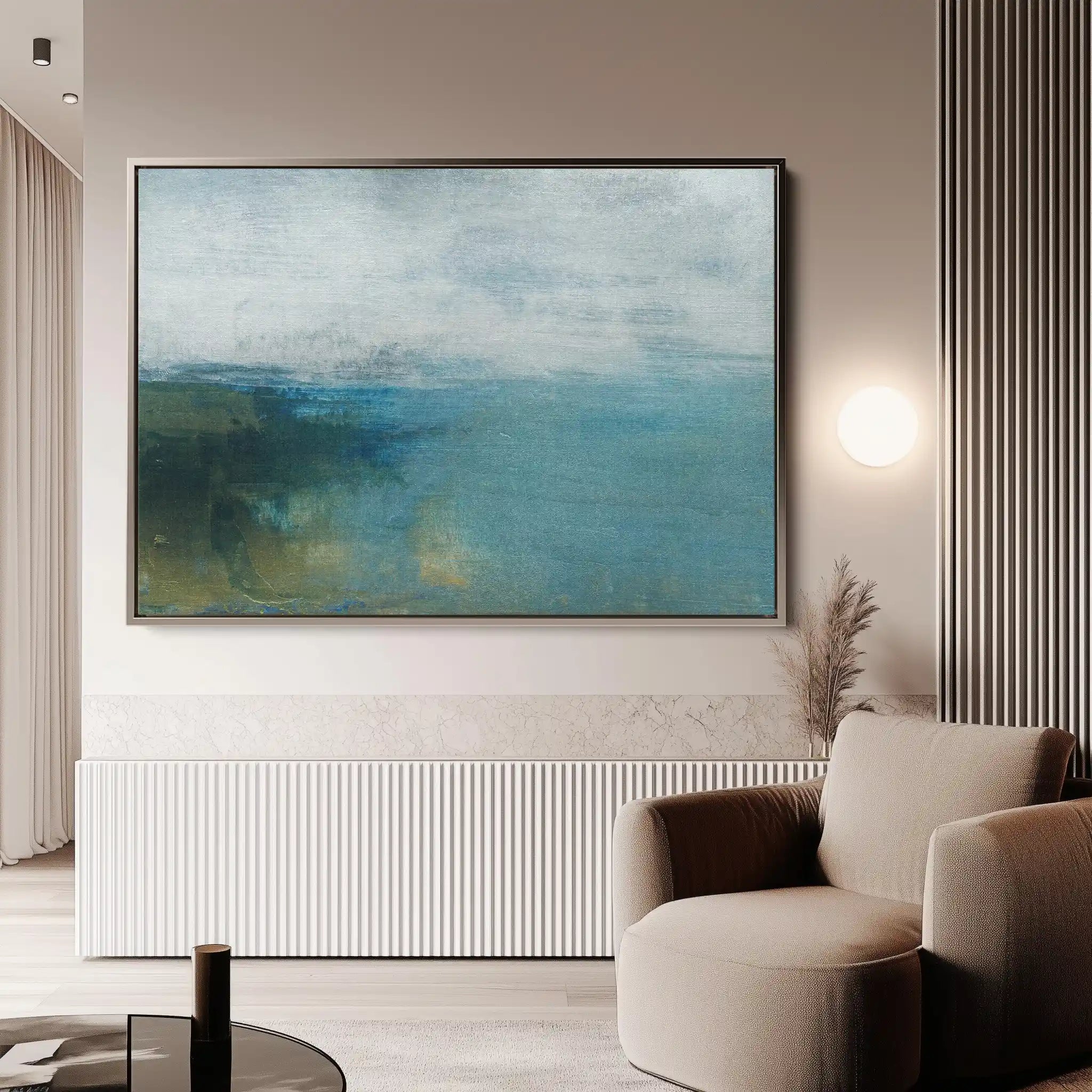 Abstract 280 Canvas Art 60 x 40 cm / Black