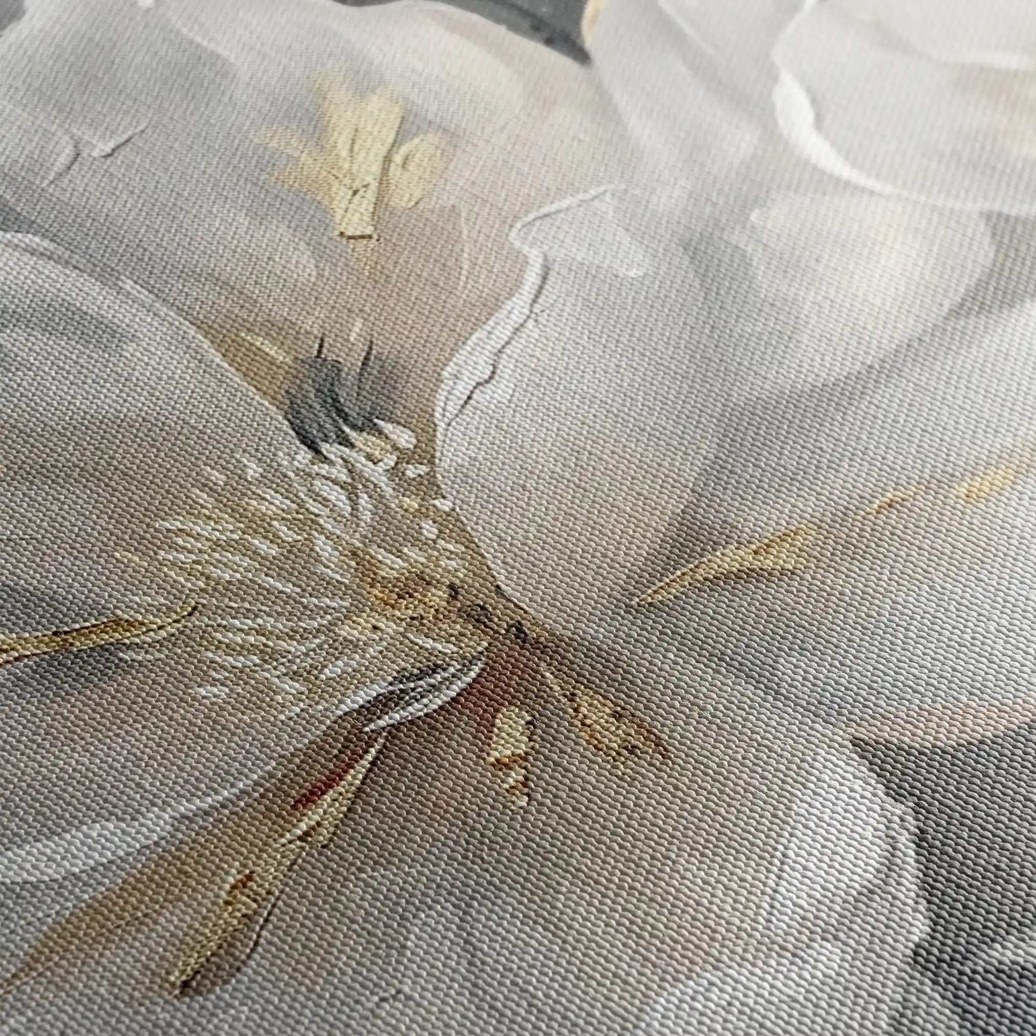 Floral 280 Canvas Art 60 x 40 cm / Black