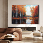 Landscape 280 Canvas Art 18" x 24" / 45 x 60 cm / Black
