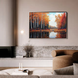 Landscape 280 Canvas Art 18" x 24" / 45 x 60 cm / Black