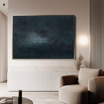 Abstract 281 Canvas Art 18" x 24" / 45 x 60 cm / Black