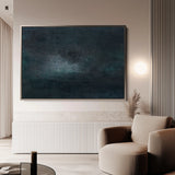 Abstract 281 Canvas Art 18" x 24" / 45 x 60 cm / Black