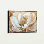 Floral 281 Canvas Art 60 x 40 cm / Black