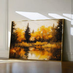 Landscape 281 Canvas Art 18" x 24" / 45 x 60 cm / Black