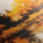 Landscape 281 Canvas Art 60 x 40 cm / Black