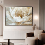 Floral 282 Canvas Art 60 x 40 cm / Black