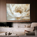 Floral 282 Canvas Art 60 x 40 cm / Black