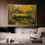 Landscape 282 Canvas Art 18" x 24" / 45 x 60 cm / Black