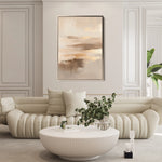 Abstract 283 Canvas Art 18" x 24" / 45 x 60 cm / Black