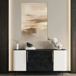 Abstract 283 Canvas Art 18" x 24" / 45 x 60 cm / Black