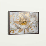 Floral 283 Canvas Art 60 x 40 cm / Black