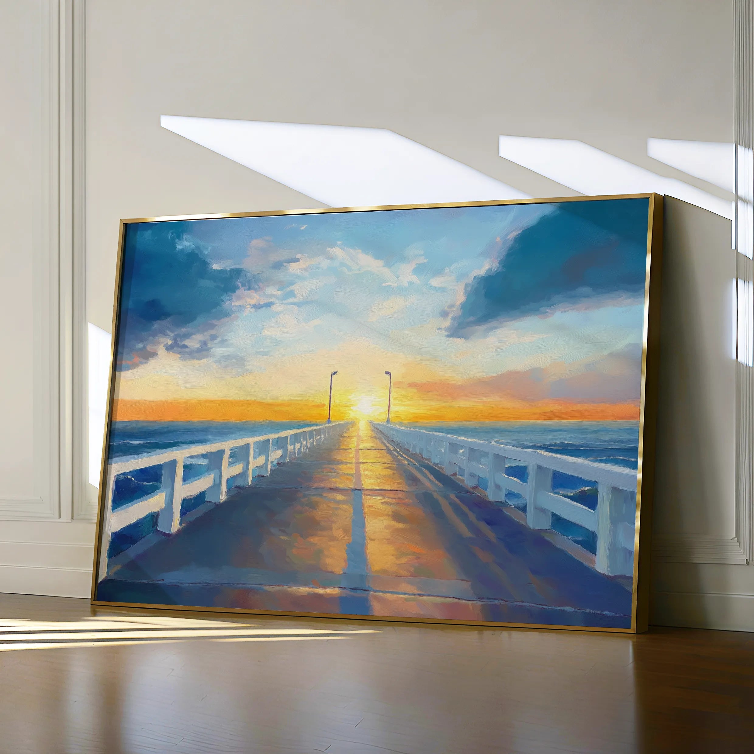 Landscape 283 Canvas Art 18" x 24" / 45 x 60 cm / Black