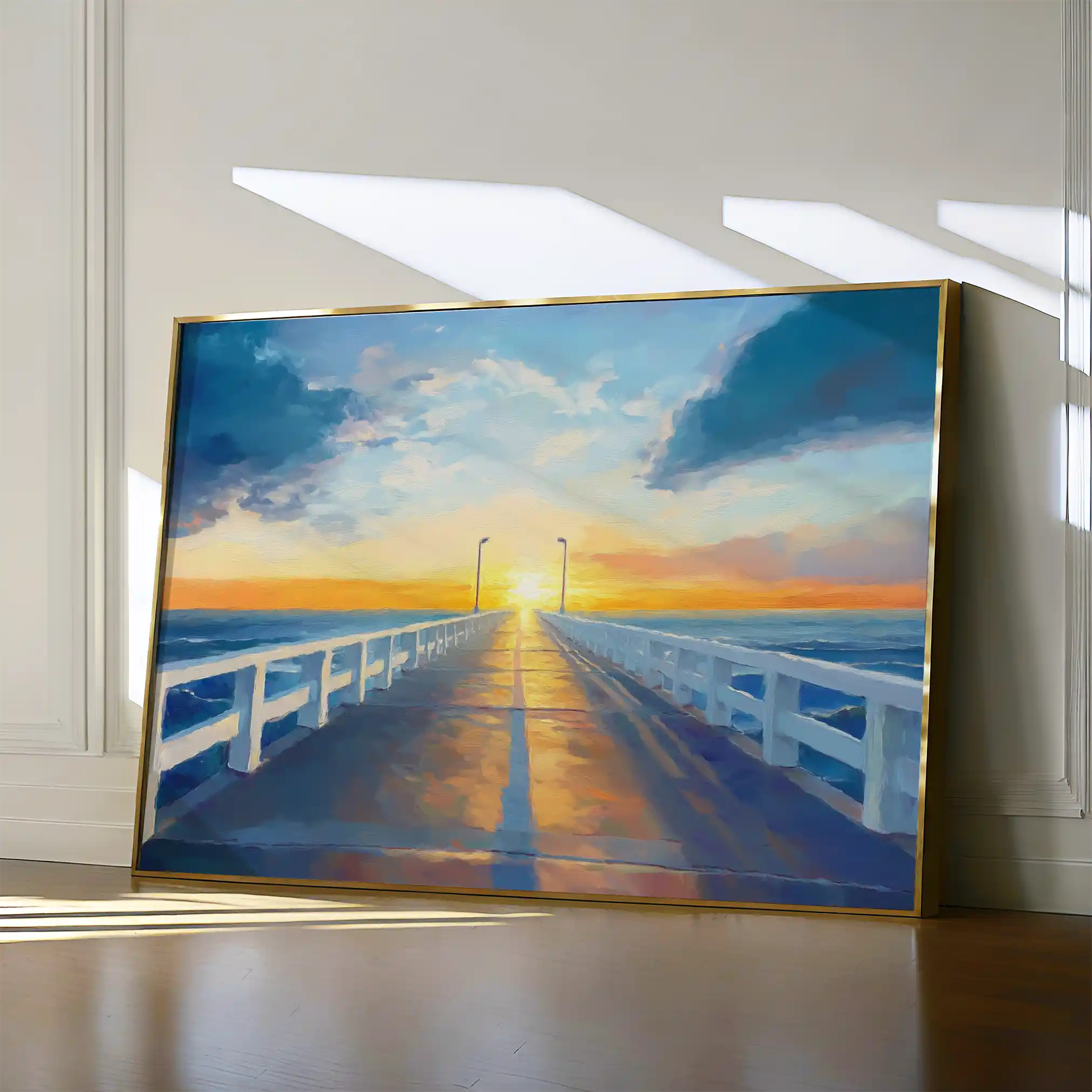 Landscape 283 Canvas Art 60 x 40 cm / Black