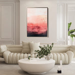 Abstract 284 Canvas Art 18" x 24" / 45 x 60 cm / Black