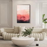 Abstract 284 Canvas Art 18" x 24" / 45 x 60 cm / Black