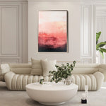 Abstract 284 Canvas Art 60 x 40 cm / Black