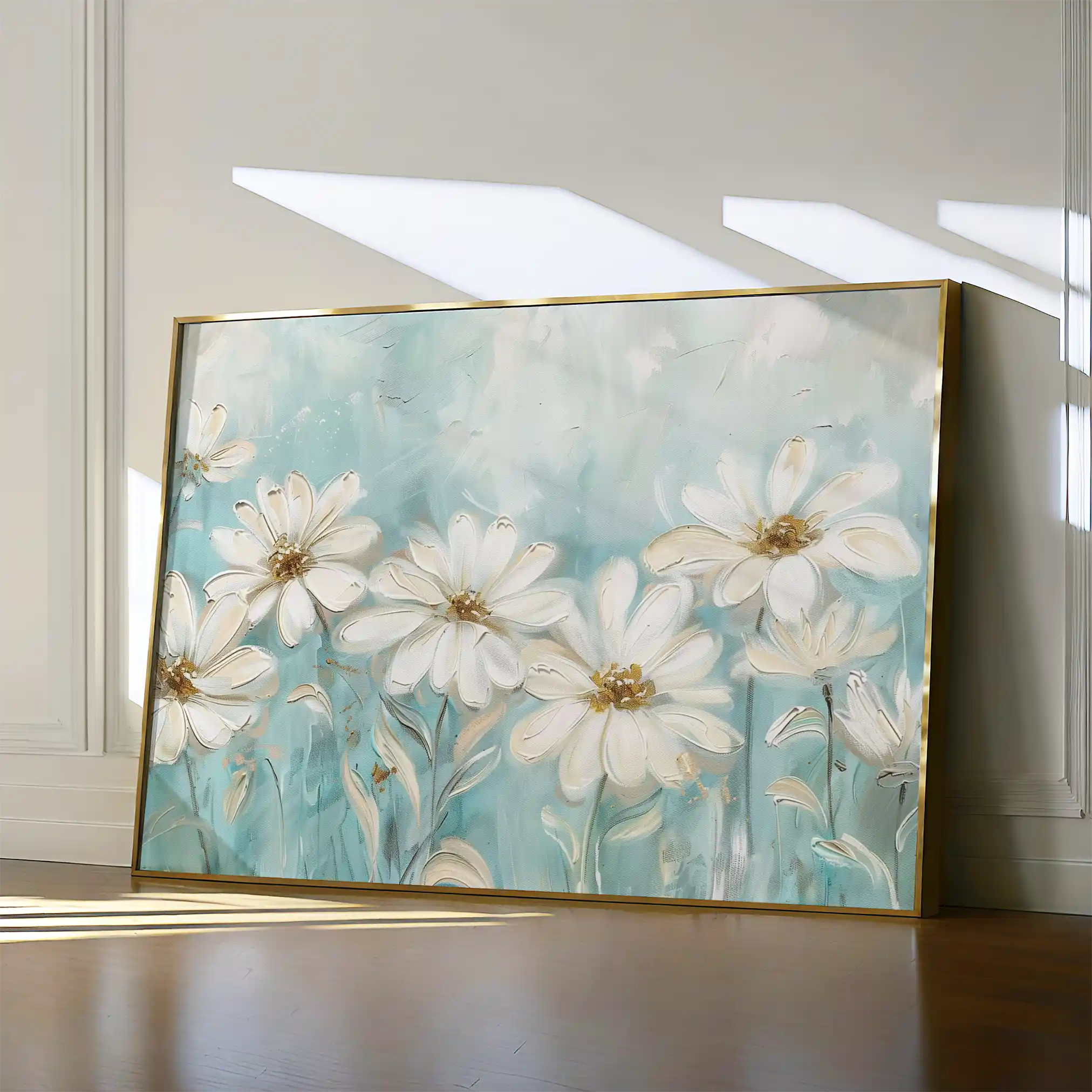 Floral 284 Canvas Art 60 x 40 cm / Black