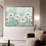 Floral 284 Canvas Art 60 x 40 cm / Black