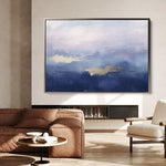 Abstract 285 Canvas Art 18" x 24" / 45 x 60 cm / Black
