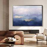 Abstract 285 Canvas Art 18" x 24" / 45 x 60 cm / Black
