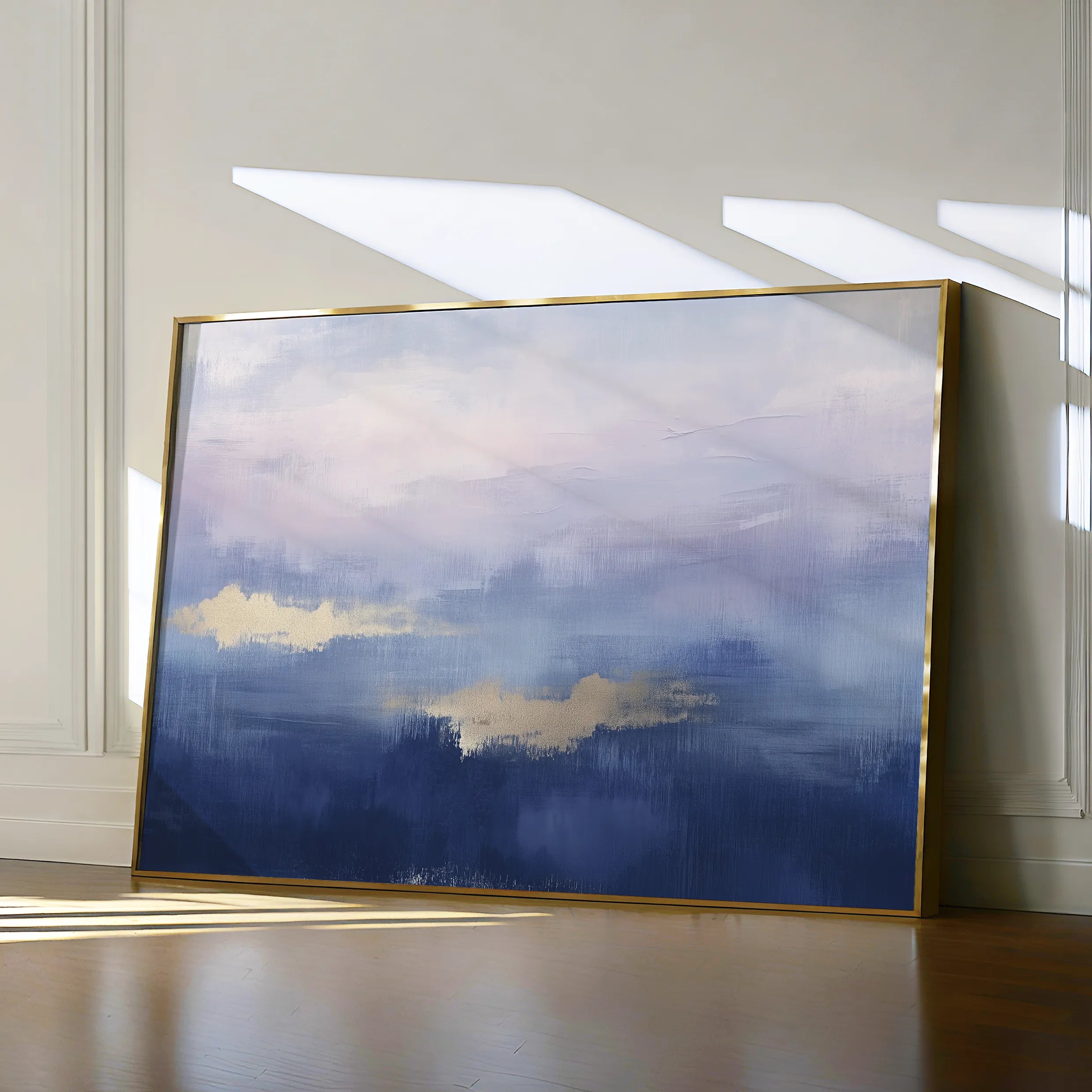 Abstract 285 Canvas Art 18" x 24" / 45 x 60 cm / Black