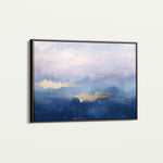 Abstract 285 Canvas Art 18" x 24" / 45 x 60 cm / Black
