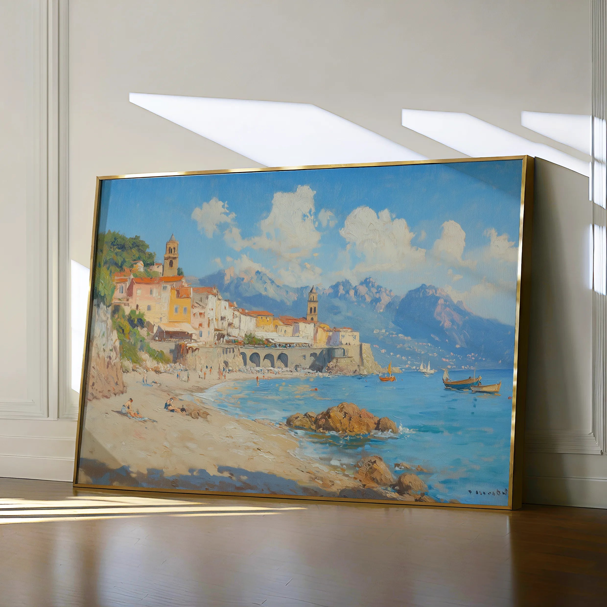 Landscape 285 Canvas Art 18" x 24" / 45 x 60 cm / Black