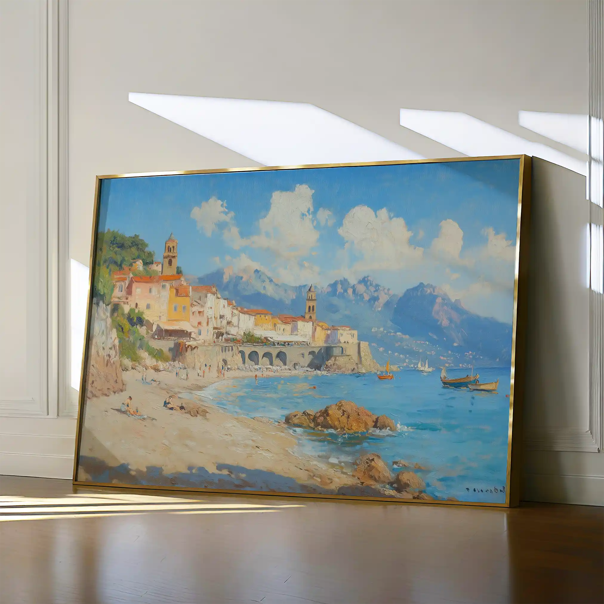 Landscape 285 Canvas Art 60 x 40 cm / Black