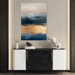 Abstract 286 Canvas Art 18" x 24" / 45 x 60 cm / Black