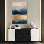 Abstract 286 Canvas Art 60 x 40 cm / Black