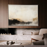 Abstract 287 Canvas Art 18" x 24" / 45 x 60 cm / Black