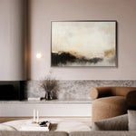 Abstract 287 Canvas Art 18" x 24" / 45 x 60 cm / Black