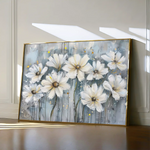Floral 287 Canvas Art 60 x 40 cm / Black