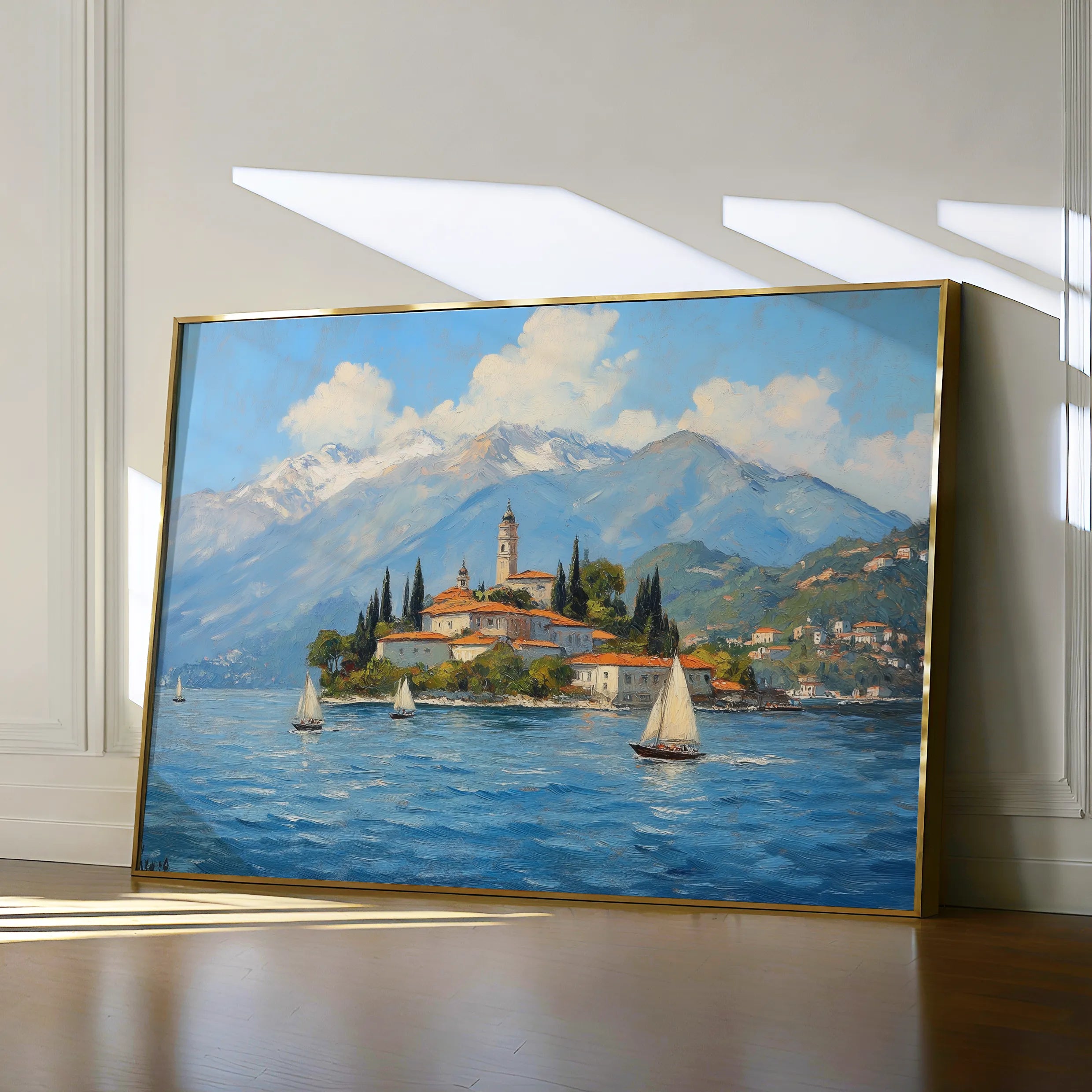 Landscape 287 Canvas Art 18" x 24" / 45 x 60 cm / Black