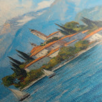 Landscape 287 Canvas Art 18" x 24" / 45 x 60 cm / Black