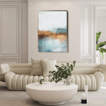 Abstract 288 Canvas Art 18" x 24" / 45 x 60 cm / Black