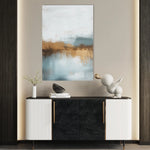 Abstract 288 Canvas Art 18" x 24" / 45 x 60 cm / Black