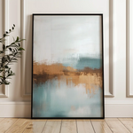 Abstract 288 Canvas Art 60 x 40 cm / Black