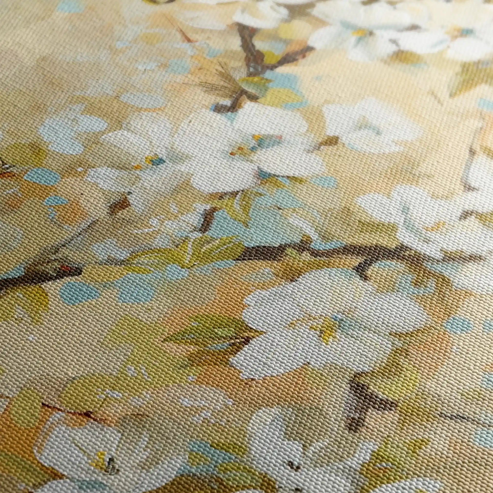 Floral 288 Canvas Art 60 x 40 cm / Black