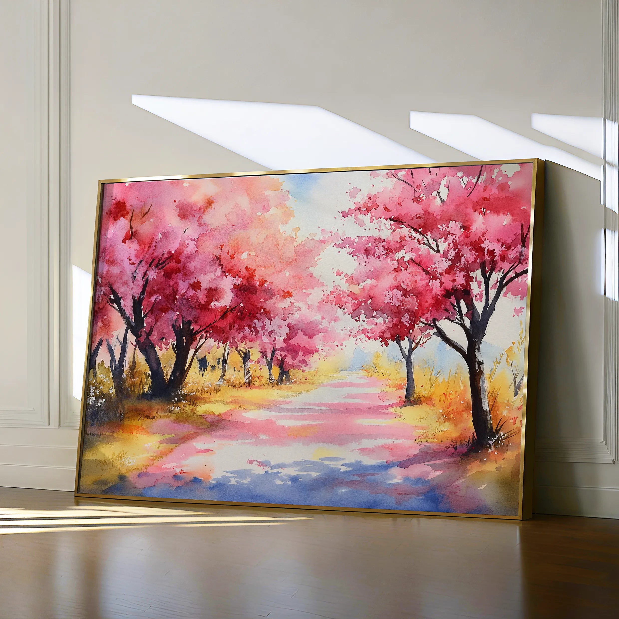 Landscape 288 Canvas Art 18" x 24" / 45 x 60 cm / Black
