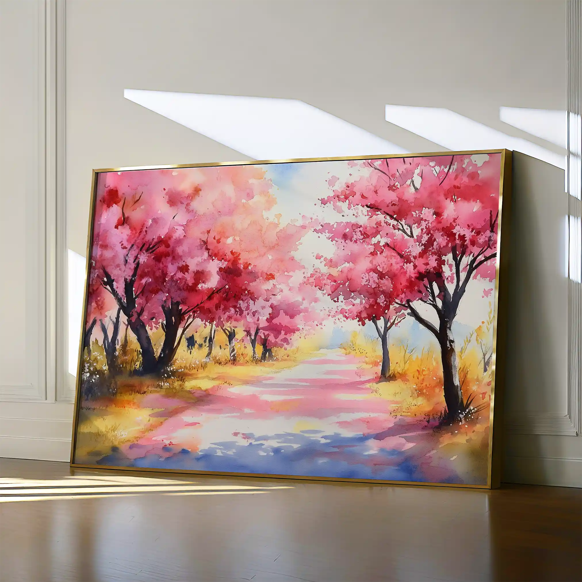 Landscape 288 Canvas Art 60 x 40 cm / Black