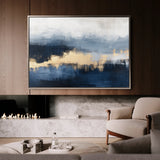 Abstract 289 Canvas Art 18" x 24" / 45 x 60 cm / Black