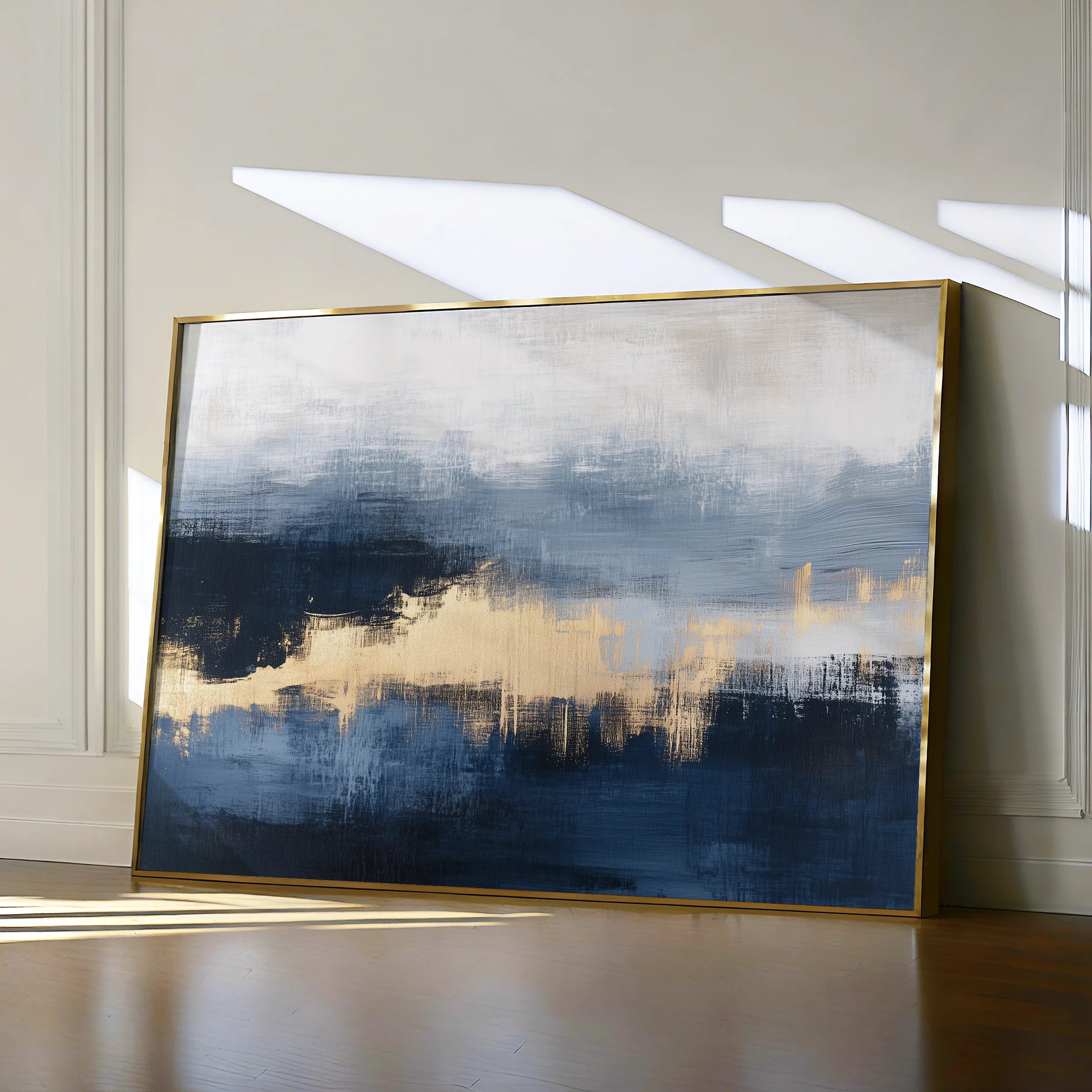 Abstract 289 Canvas Art 18" x 24" / 45 x 60 cm / Black