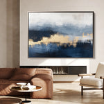 Abstract 289 Canvas Art 18" x 24" / 45 x 60 cm / Black